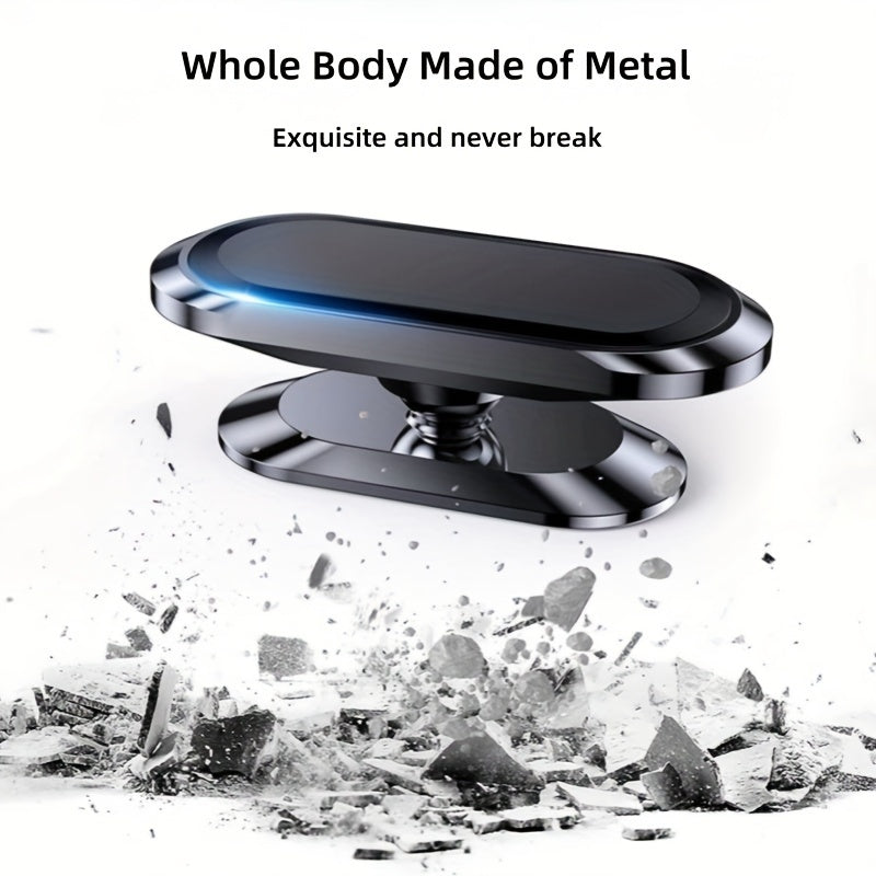 Magnetic Car Phone Holder Black Universal Dashboard Mount for Smartphones