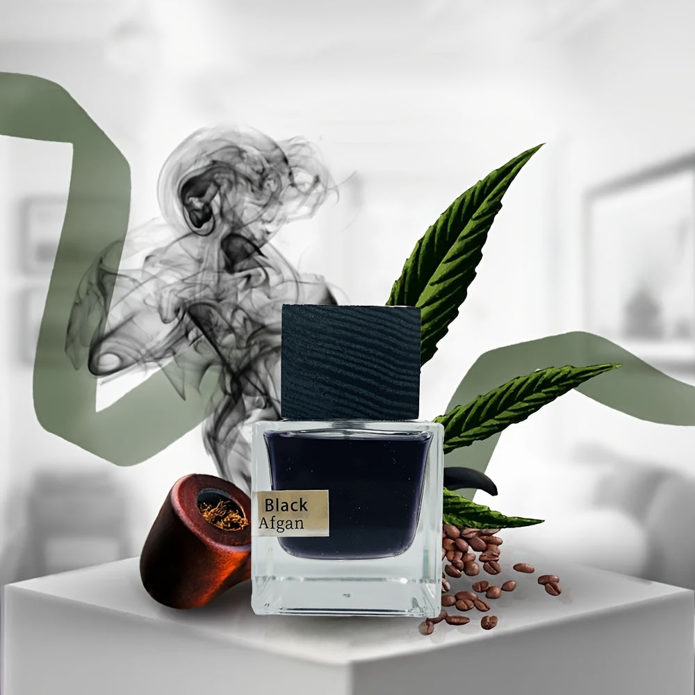 Perfume de hombre de 50 ml Eau de Toilette fragancia amaderada aroma fresco duradero para uso diario y regalos