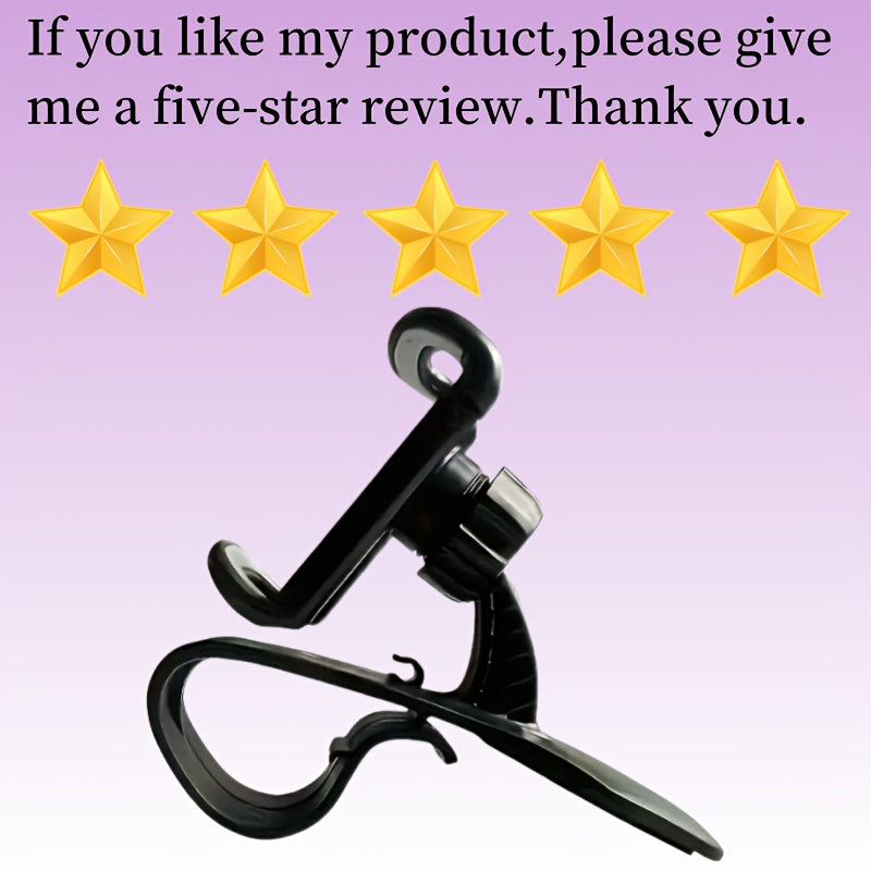 Soporte universal para teléfono de coche de ABS con rotación en el tablero antideslizante fácil de instalar