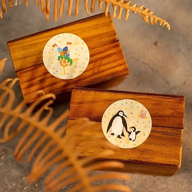 500 yoki 1000 ta maxsus stikerlar to'plami, turli o'lchamlarda, sumkalar, tug'ilgan kunlar, suvga cho'mish marosimlari va biznes maqsadlari uchun. O'z logotipingiz va dizayningiz bilan shaxsiylashtiring.