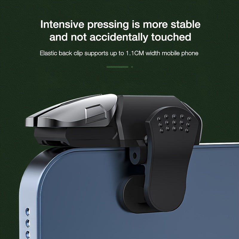 Mobile Game Controller with Assist Shooting Button for Six-Finger Operation