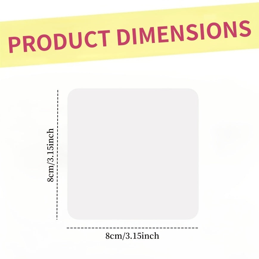 Non-Slip Washable Plastic Carpet Tape for Rugs, 4 Pieces, Indoor Use