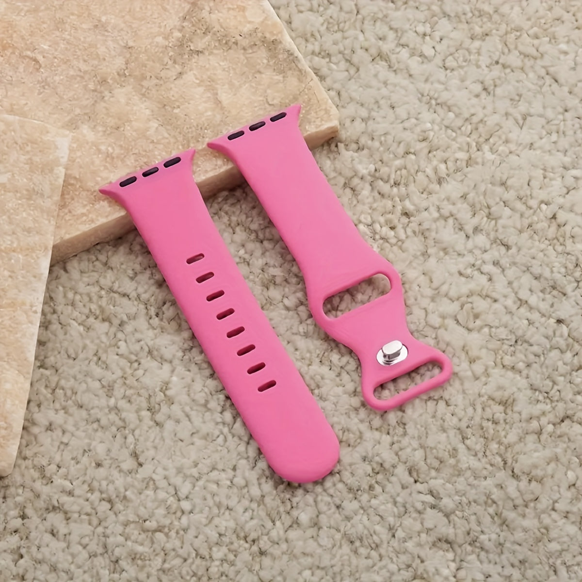 Waterproof Liquid Silicone Sports Watch Strap for 38-45mm Watches Durable Comfortable
