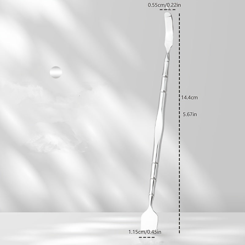 Uniseks zanglamaydigan po'latdan yasalgan, ikki tomonlama qora nuqta olib tashlash uchun asbob, gipoallergik