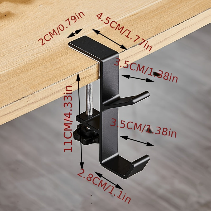 Gancho portátil para bolsa, gancho colgante para oficina, escuela, escritorio, mesa, 1 pieza