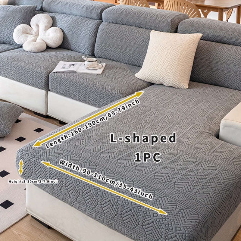 Boho Elastic Sofa Cover Pet-Friendly Machine Washable Fits Various Sizes