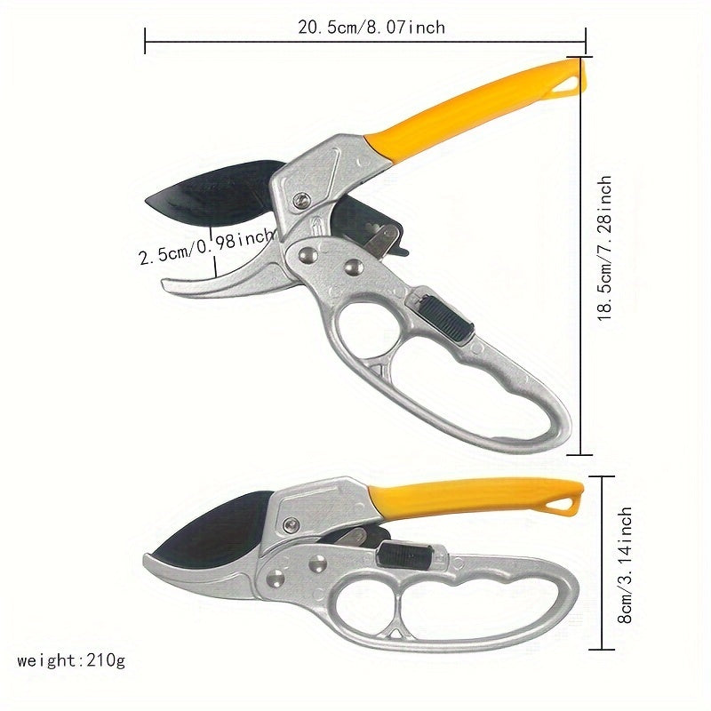 Pruning Shears with Spring for Fruit Picking and Branch Pruning Garden Tool