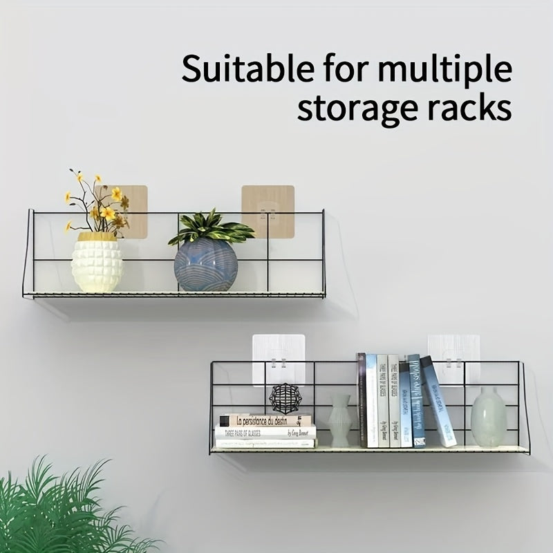 Black Metal Corner Shelf with Hooks Waterproof Adhesive Mount Bathroom Organizer