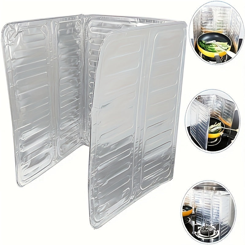 Aluminum Stove Guards Heat Resistant Metal Side Protectors for Kitchen Safety