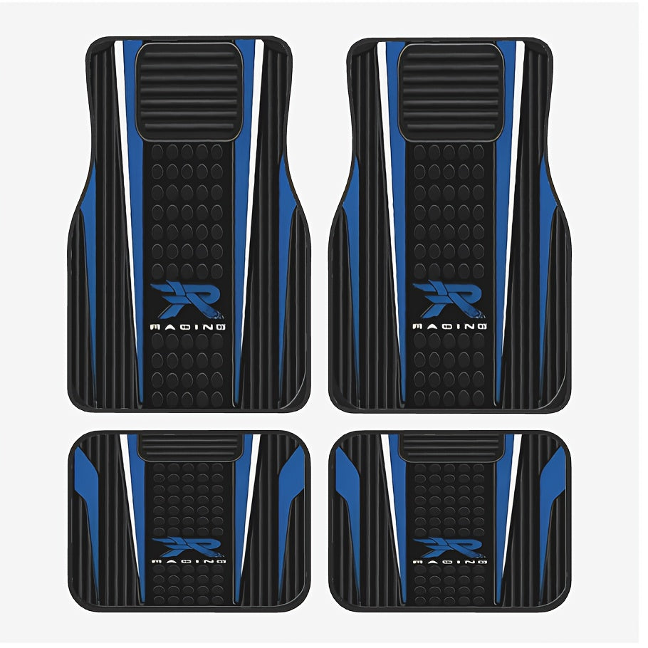 Universal 4-Piece Car Floor Mats All-Season Carpet Protectors