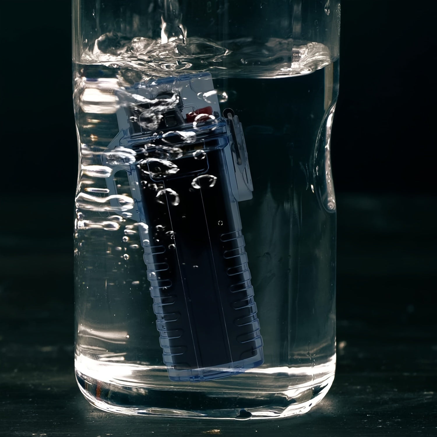 s:
Suya chidamli plastmassa olovyoq qutisi qopqog'i BIC J6 tashqi omon qolish sumkasi uchun