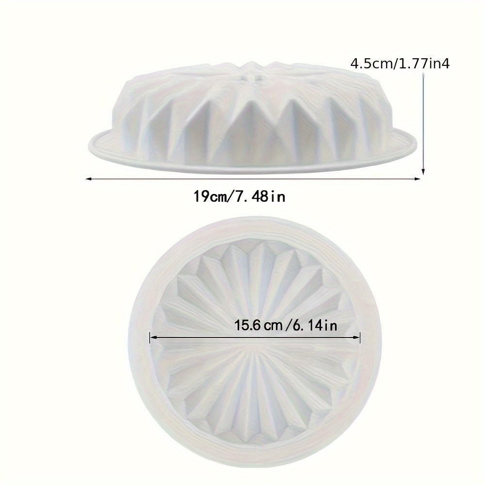 Silicone Round Cake Mold for Chocolate Pudding Biscuits and Ice Cubes