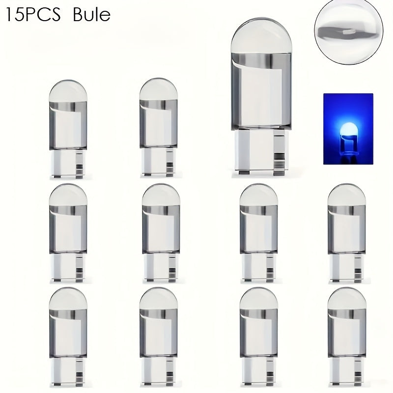 12V W5W LED shisha chiroqlari 6000K oq nur uchun avtomobil ichki qismi, 10-20 ta paket