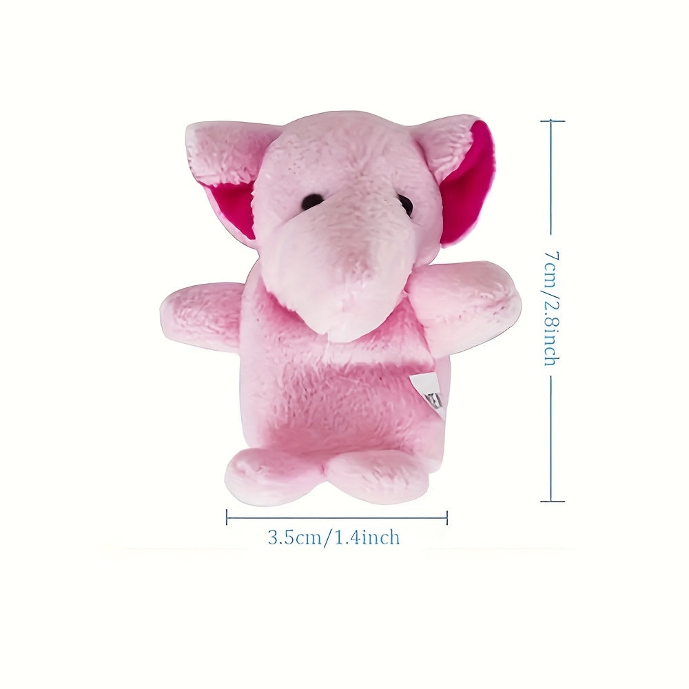 Набор из 10 мини-кукольных животных на пальцы - идеально подходит для рассказов, семейных развлечений и вечеринок