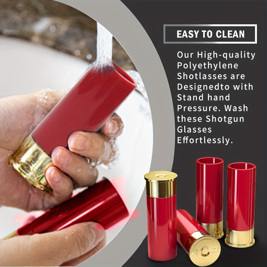 Vaso de chupito con forma de bala divertida de 1.5 oz para hombres, papá y esposo, fiesta en el bar