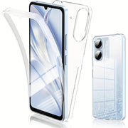 360 Full Body Phone Case for Xiaomi Models with Double Transparent Cover and Screen Protector