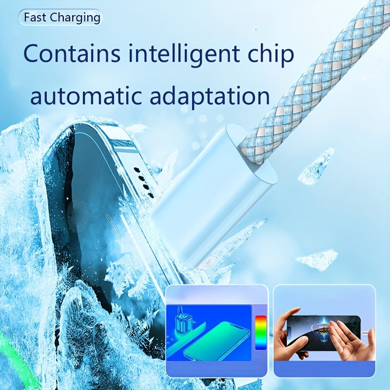 Tez zaryadlash va ma'lumot uzatish uchun yuqori tezlikdagi USB Type C kabel, iPhone, Samsung, Xiaomi va OnePlus kabi turli qurilmalar bilan mos keladi. Sayohat va ofisda foydalanish uchun mukammal.