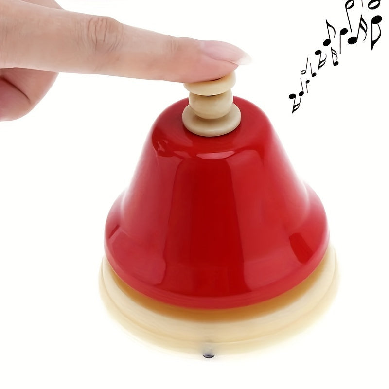 8-Tone Diatonic Hand Bell Set for Kids and Beginners Colorful Durable Percussion Instruments