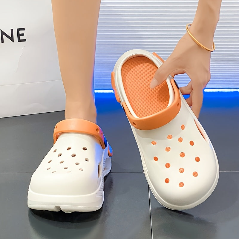 Women's Padded Slip-On Beach Sandals Summer Non-slip Thick Sole Shoes