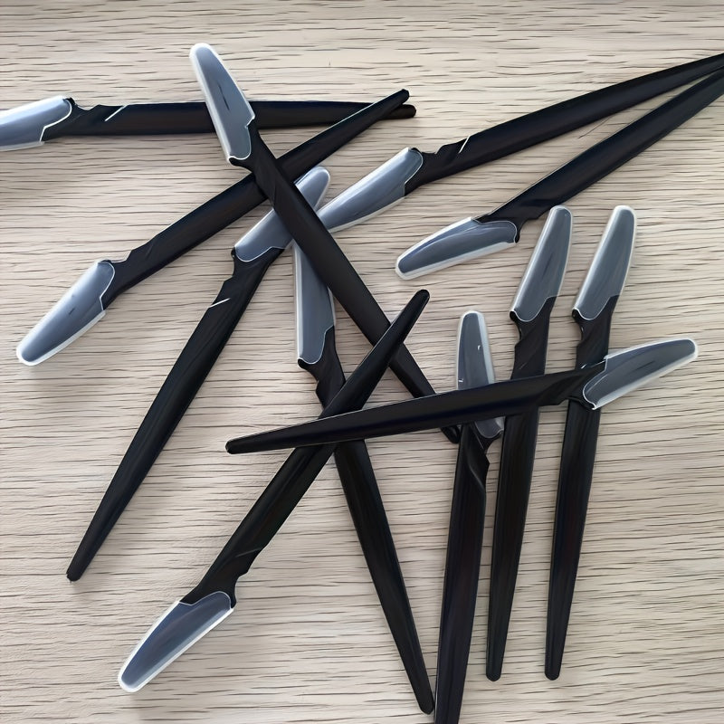 Unisex Facial Hair Removal Razors 12pcs Safety Cover Precision Trimmer