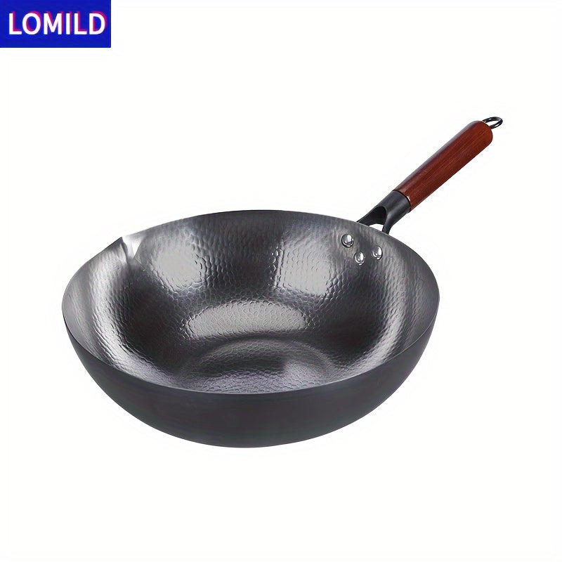 LOMILD - Универсальная антипригарная сковорода для жарки в домашних условиях с узором в виде рыбьей чешуи, подходящая для индукционных плит. Идеальна для различных методов приготовления и отлично подходит в качестве подарка.