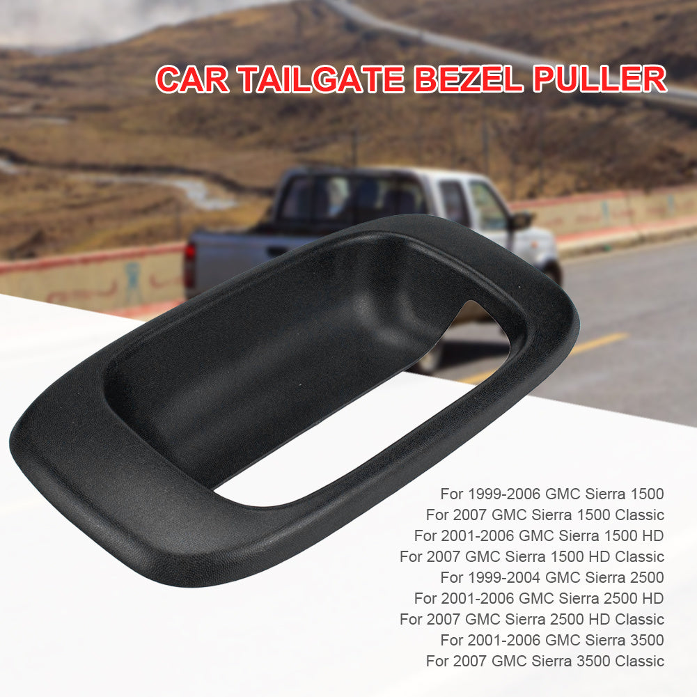 Rear Door Handle Cover Set for Pickup Trucks Silver Finish Car Accessory