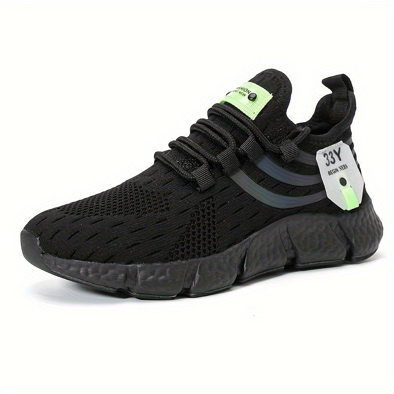 Ayollar uchun nafas oladigan knit platform sport poyafzallari, kundalik, bog‘lamli, sport kiyimlari, katta o‘lcham