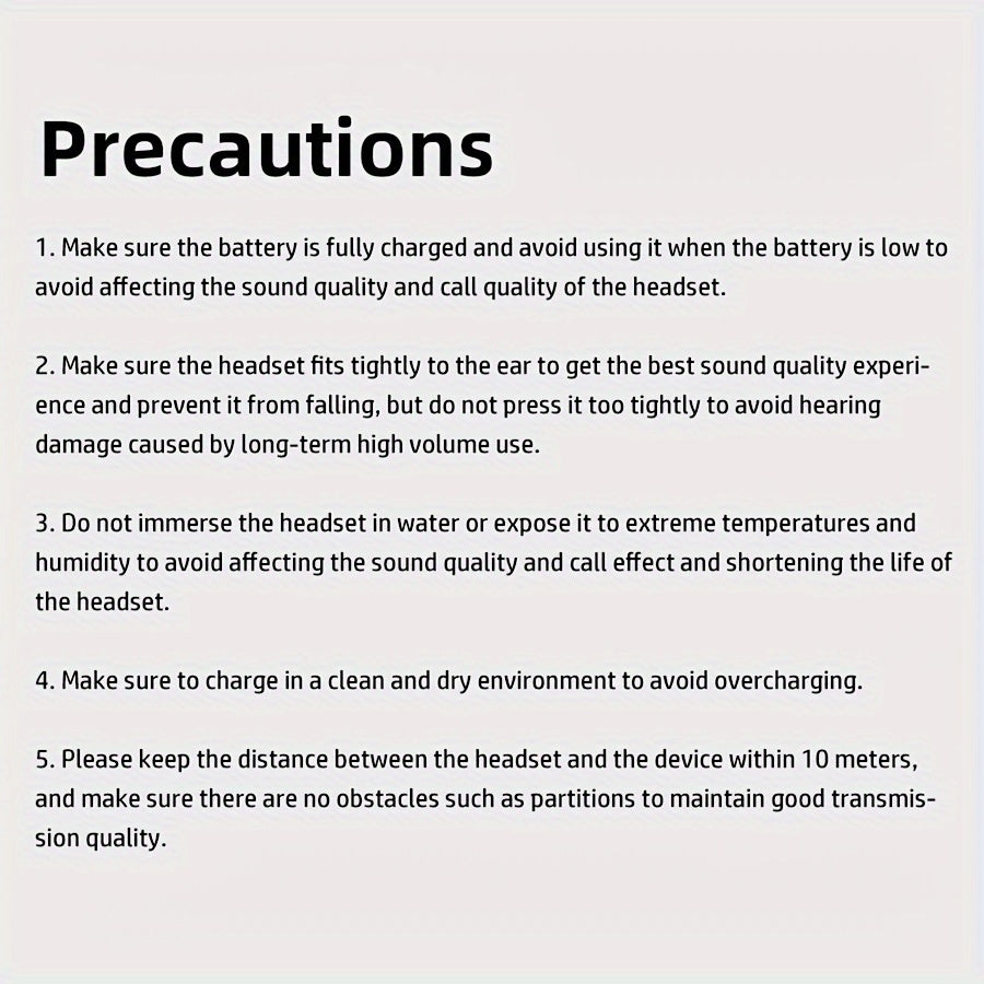 Wireless Earbuds White Touch Control Semi-In-Ear with 300mAh Battery USB-C Charging Tangle-Free Case