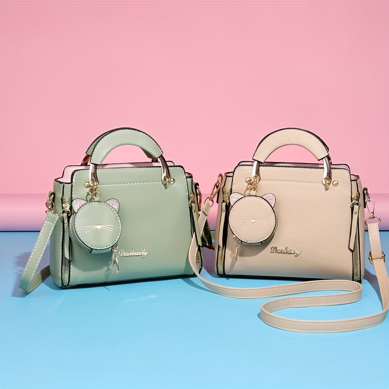 Usmonli ayollar uchun xushbichim xat yozish sumkasi, sozlanadigan tasma va katta sig'imga ega, mustahkam rangda, naqshsiz.