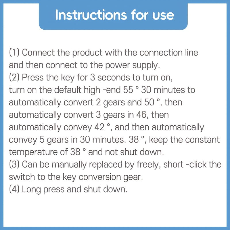 Calienta biberones portátil con control de temperatura digital USB, calentamiento seguro para leche materna y fórmula