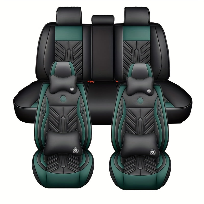 Avtomobil o‘rindigi qopqog‘i to‘liq PU charm bilan universal barcha mavsumlar uchun avtomobil ichki qismi