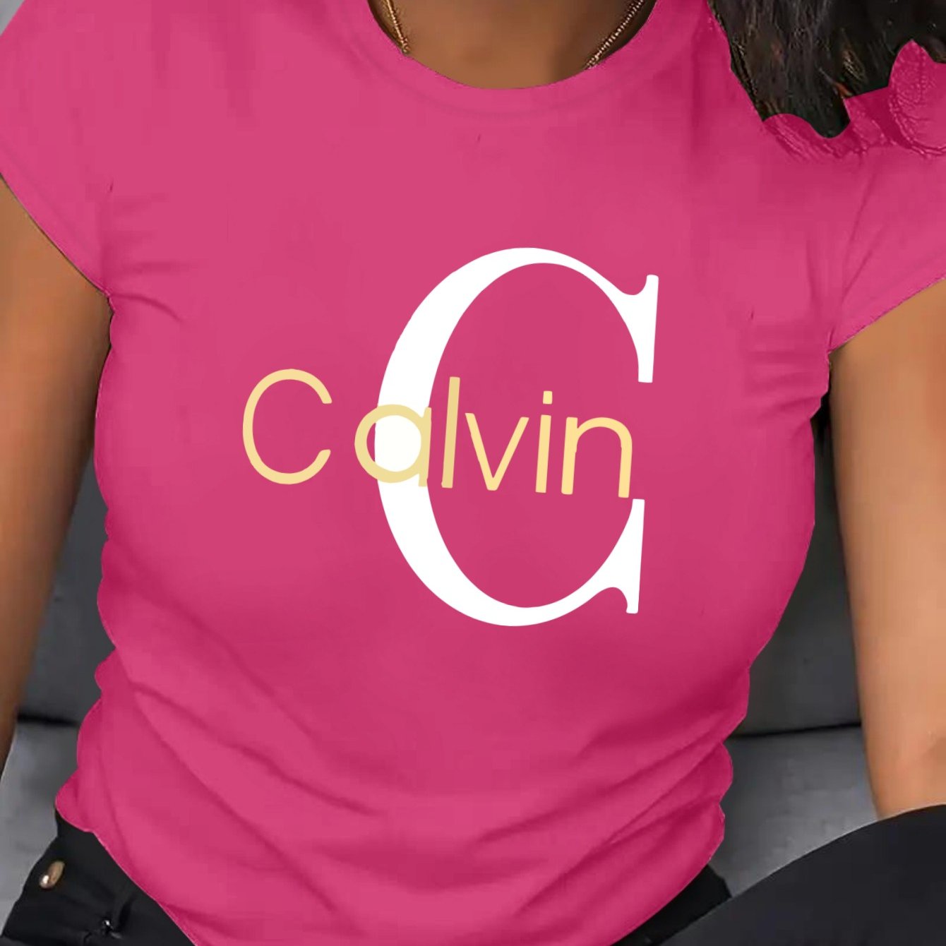 Women's Loose Fit Plus Size T-Shirt Soft Breathable Polyester Casual Top Multiple Colors