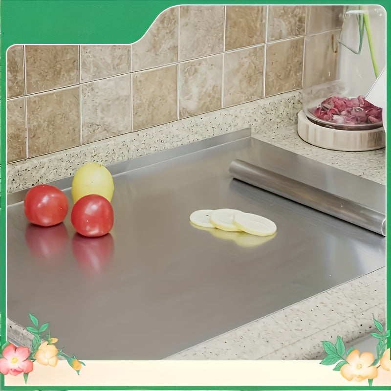 Stainless Steel Cutting Board Heavy Duty Non-Slip for Meat Fruits Vegetables 39.98cm x 49.99cm