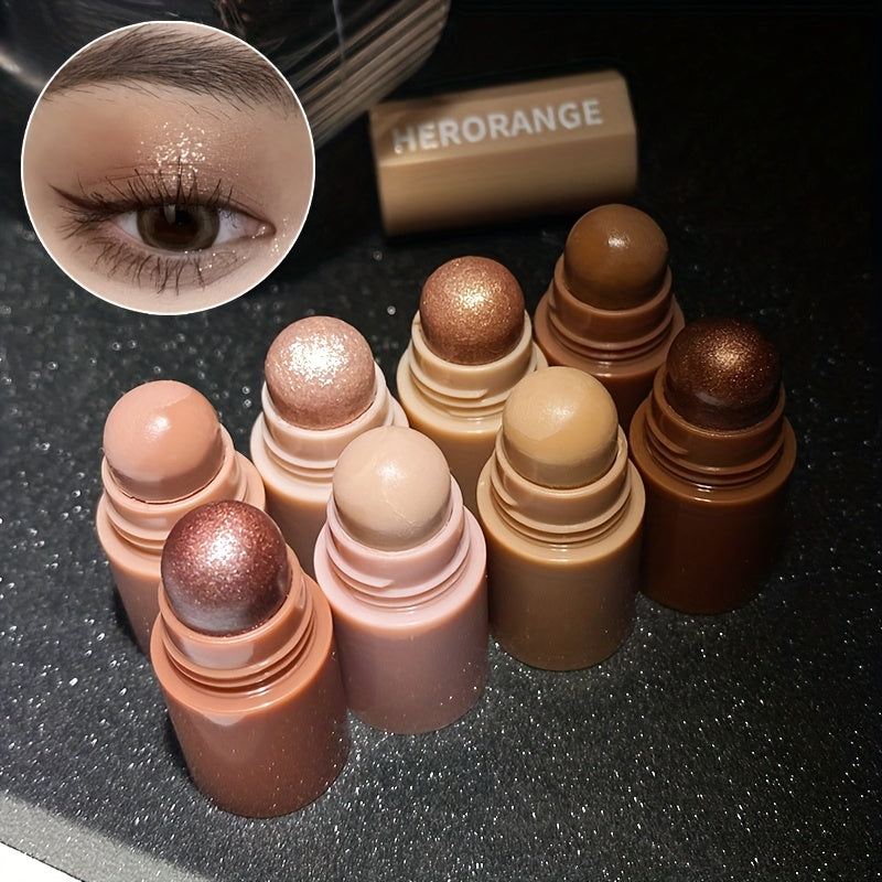 Crema de ojos para mujeres y lápiz de sombra de ojos multicolor tamaño mini de viaje