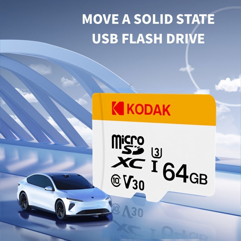 High-Speed Class 10 V30 Micro SDXC Memory Card 32GB 64GB 128GB for Smartphones Cameras Drones Dash Cams