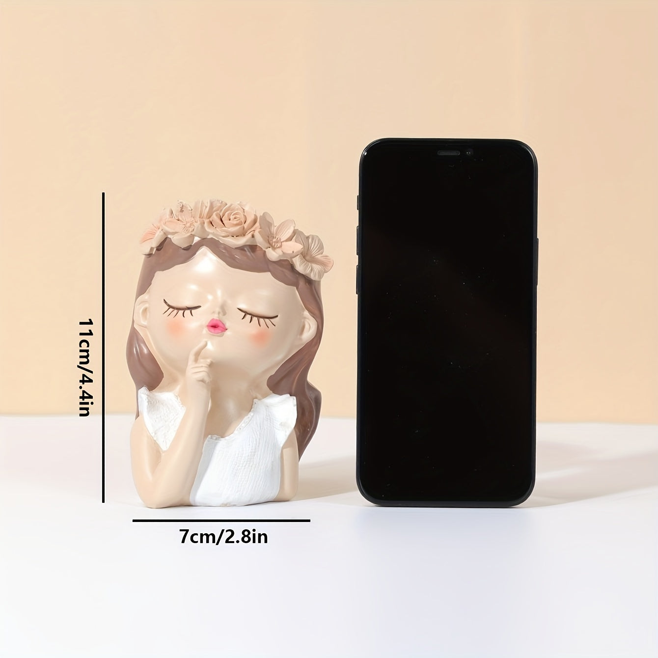 Decorative Glass Flower Vase with Fairy Flower Design for Home Decor