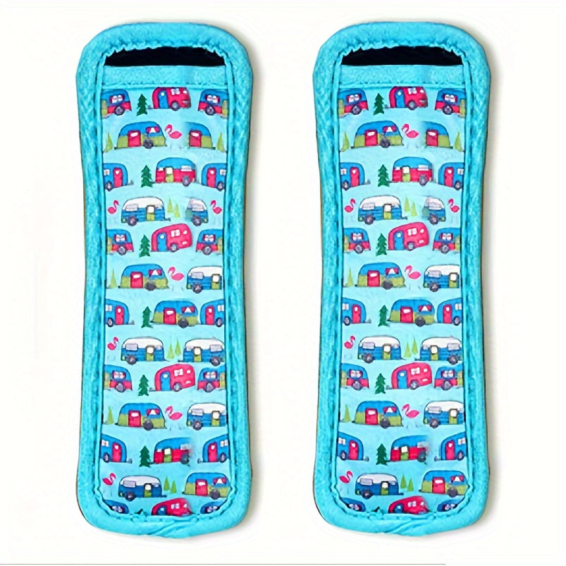 2 ta qayta ishlatiladigan neopren muzqaymoq tutqich sumkasi, oziq-ovqatga xavfsiz oshxona aksessuarlari