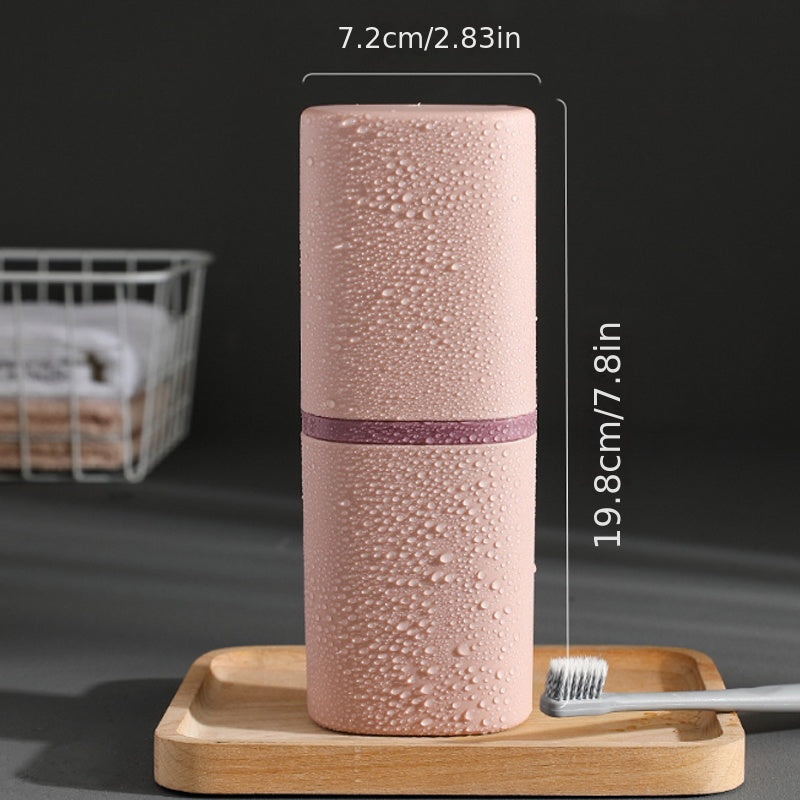 Sayohat uchun tish cho'tkasi qutisi, portativ, suv o'tkazmaydigan, ko'p funksiyali saqlash qutisi