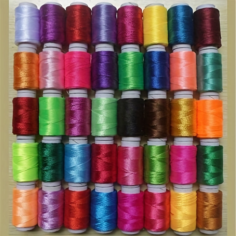 50pcs Viscose Embroidery Thread Luminous Silk Rays for Cross Stitch Tassels Clothing