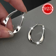 Women's Silver Earrings Hypoallergenic Niche Design for Daily Wear and Gifts
