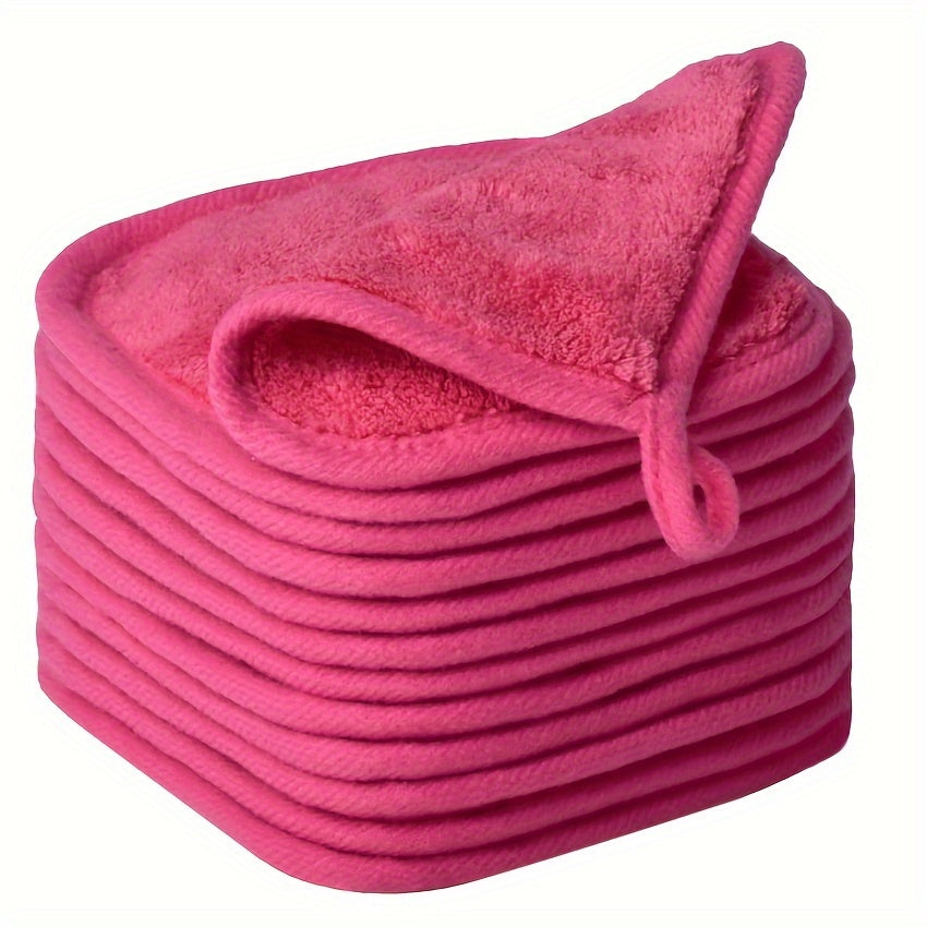 6/12 dona Mikrotoʻqima Yuzni Tozalash Matolari Makiyajni Olib Tashlash uchun Yuviladigan Qayta Ishlatiladigan