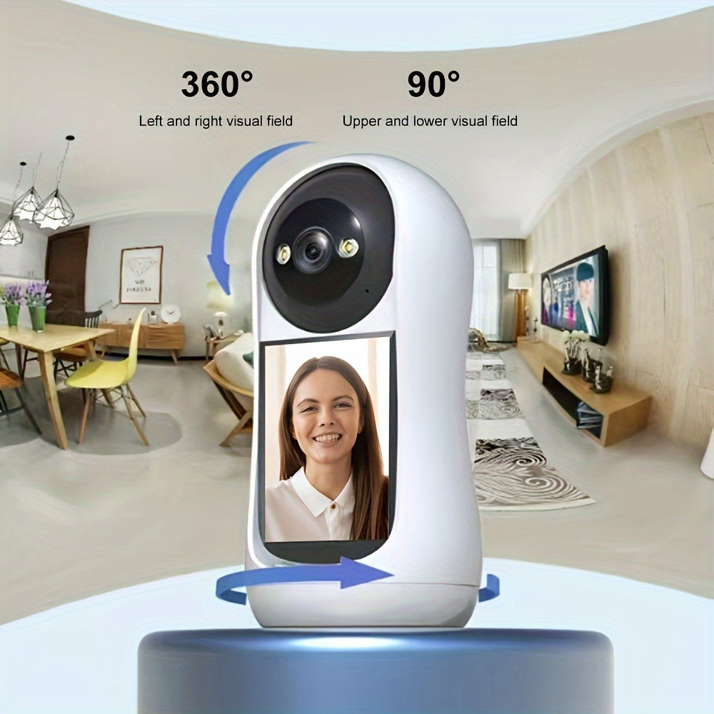 Indoor Outdoor Security Camera with 1080p HD Night Vision Two-Way Audio Wi-Fi Remote Monitoring