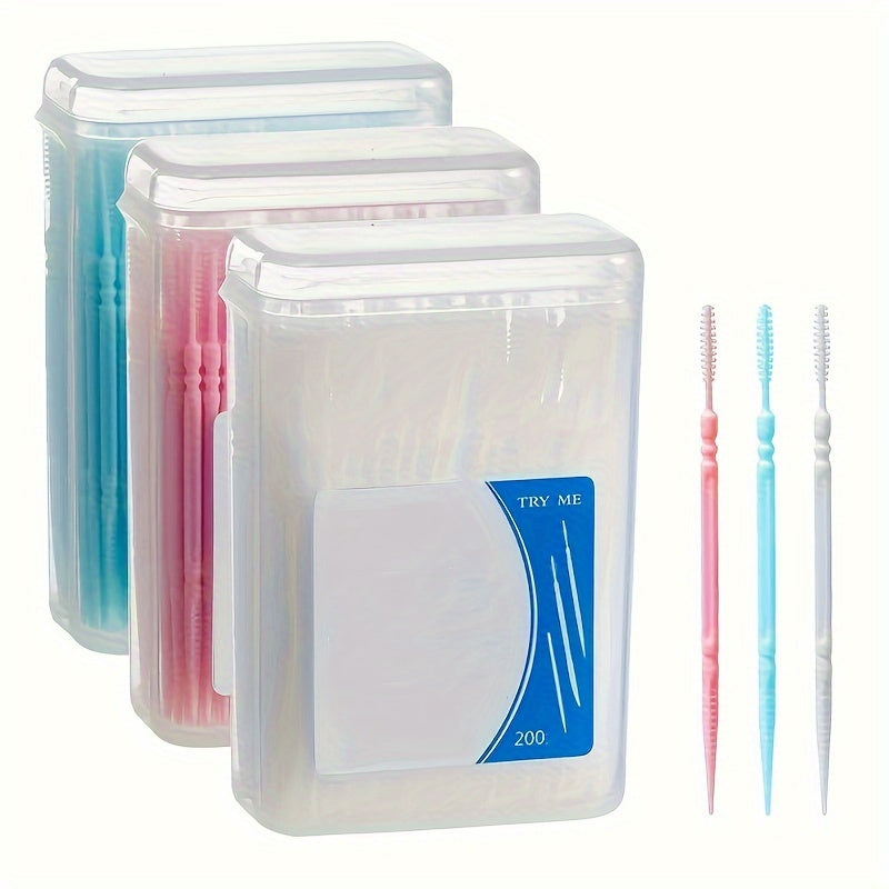 Disposable Family Toothpicks Portable Double-Head Fine Picks 200pcs