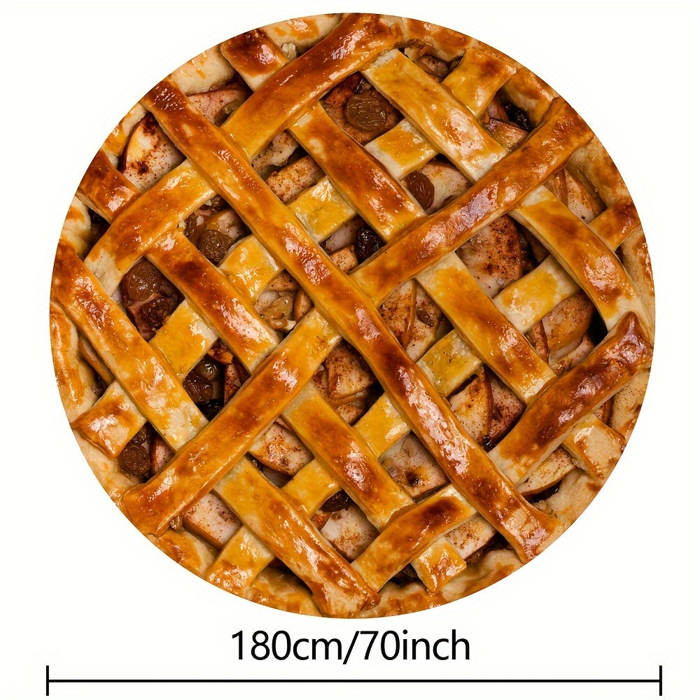 Одеяло-кишка "Новинка Тортилья" - Круглое одеяло с едой для взрослых с забавным реалистичным дизайном буррито