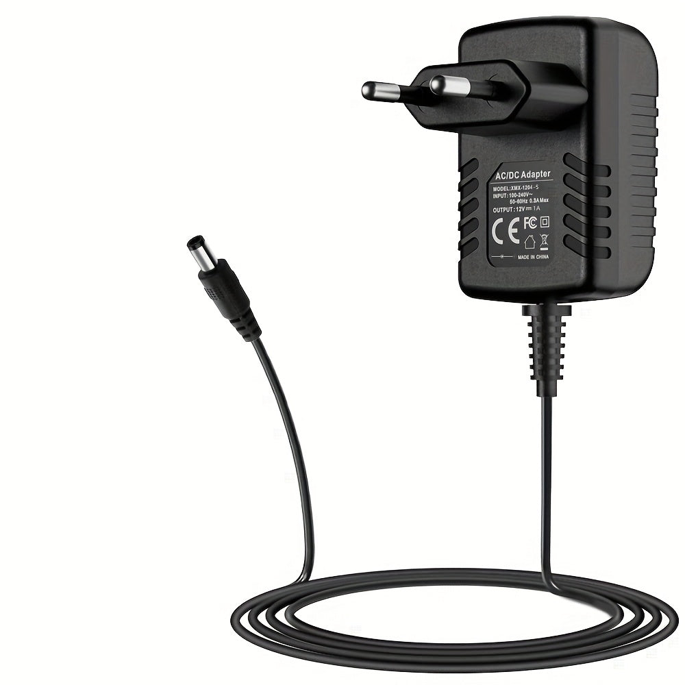 12V 1A AC/DC Quvvat adaptori zaryadkasi CCTV kameralar, LED chiroqlar, routerlar, switchlar va hub'lar uchun