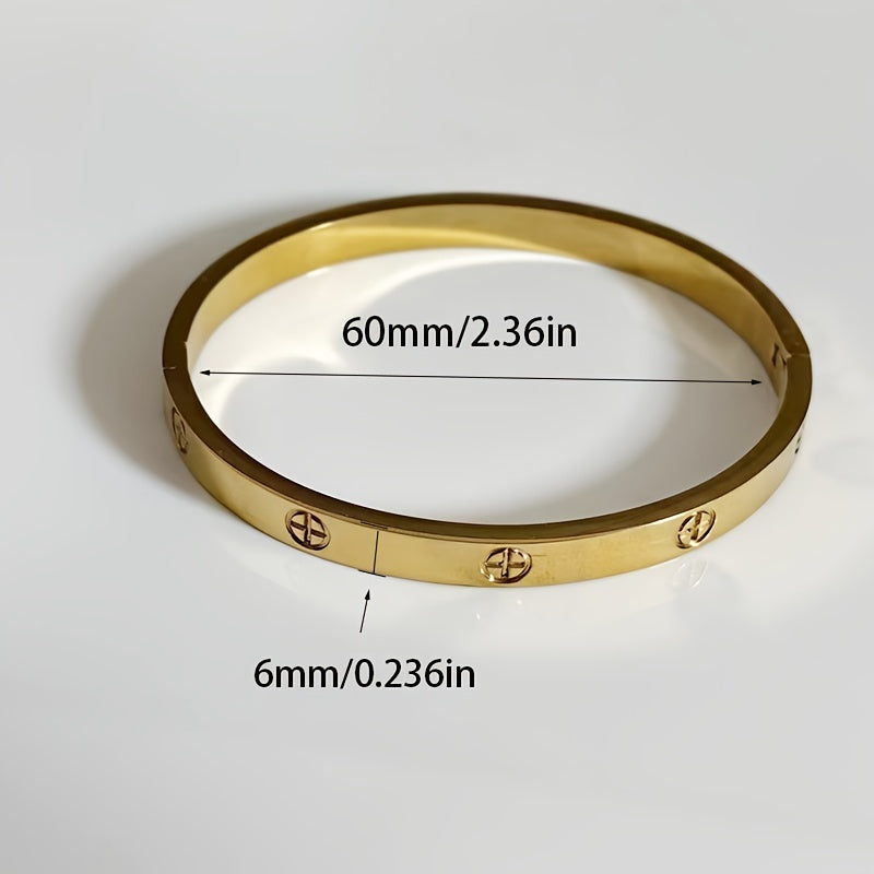 Cross Border Titanium Steel Bracelet Unisex Elegant Durable Jewelry