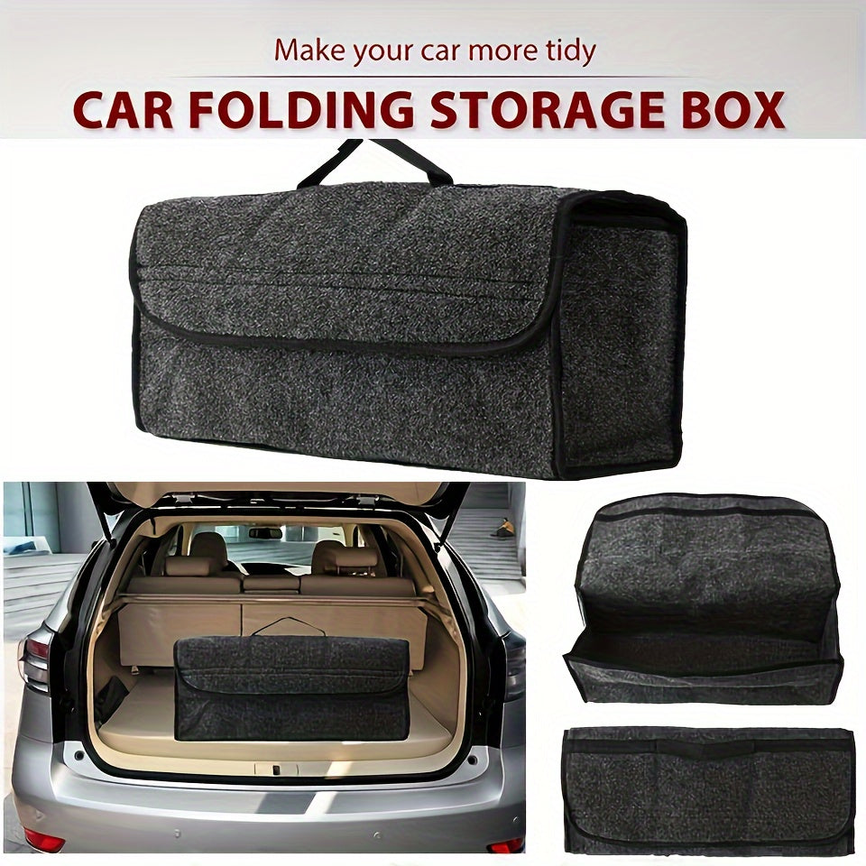 Felt Car Trunk Organizer Storage Bag for Tools and Accessories