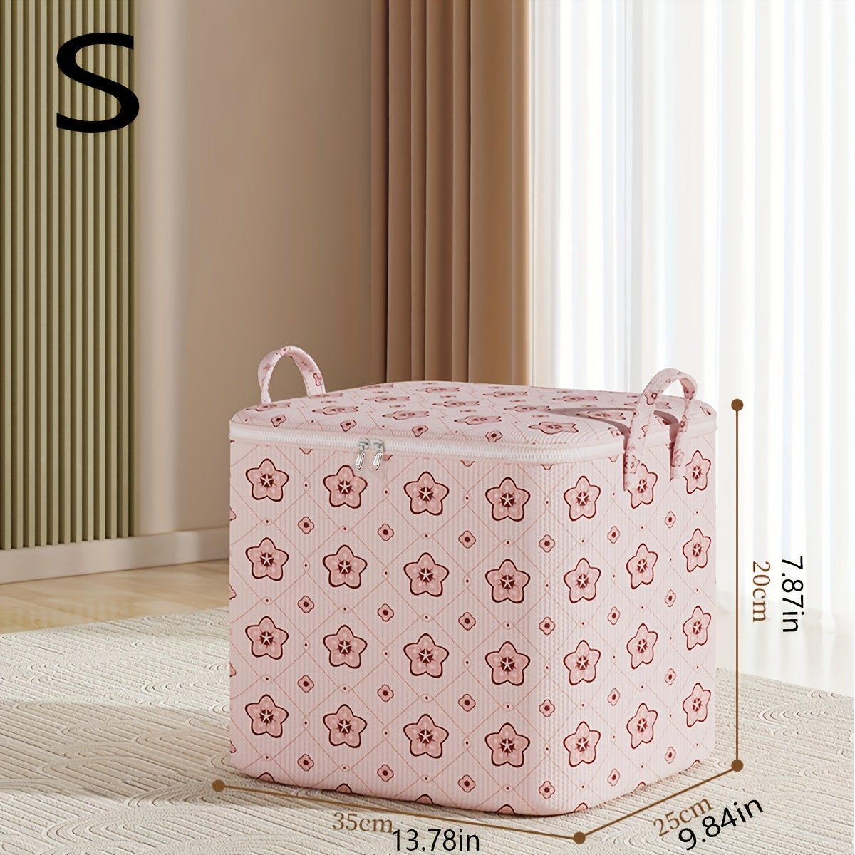 Yotoqxona va uyda foydalanish uchun mukammal, yostiqlar, ko'rpa-to'shaklar va kiyimlar uchun mo'ljallangan mustahkam saqlash sumkasi.