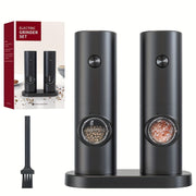 Electric Pepper Grinder with Storage Base, Adjustable Coarse Grind, Durable Plastic