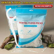 Dental Floss Picks Ultra-Fine Disposable Smooth Thread Unflavored 30/50/150/300